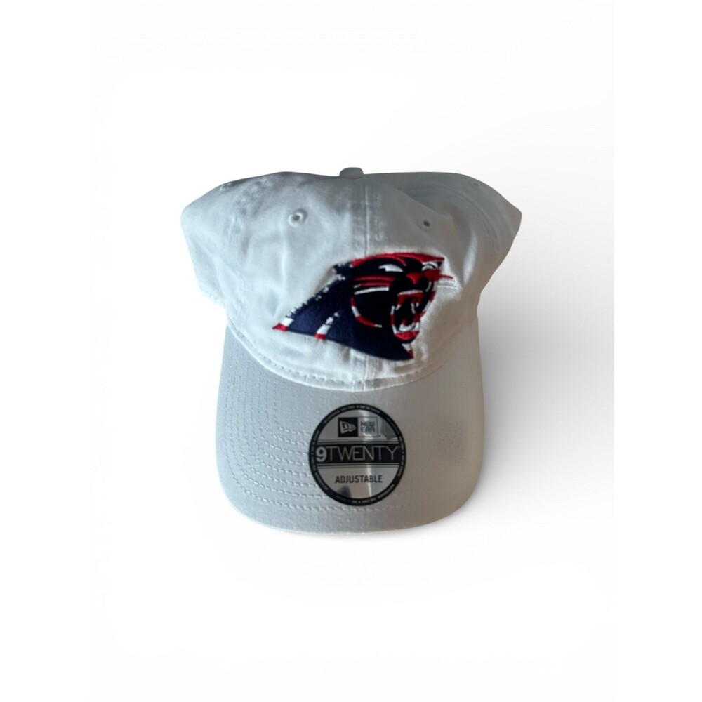 New Era 9TWENTY Carolina Panthers USA Patriotic Flag White Adjustable Hat-NWT